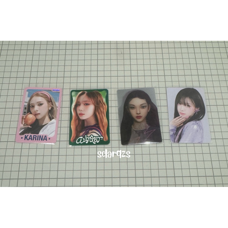aespa trading card wts เทรดดิ้งการ์ด aespa