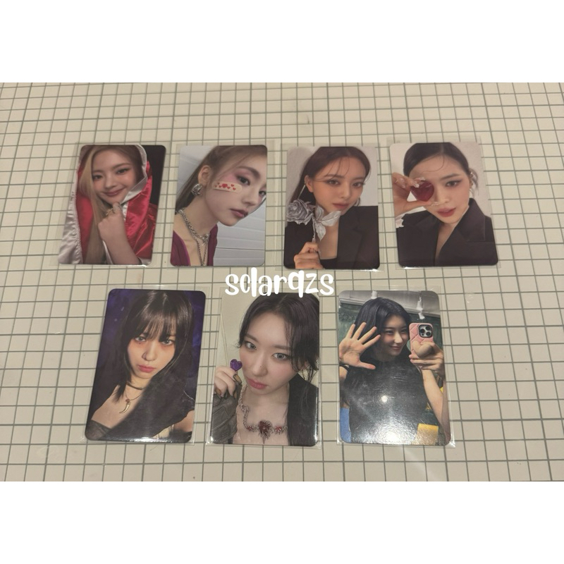 ITZY photocard wts อิทจีโฟโต้การ์ดอัลบั้ม kill my doubt checkmate born to be