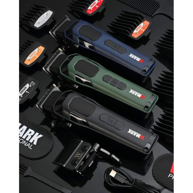 WMARK ปัตตาเลี่ยน 9000 rpm รุ่น NG-8080 ใบมีดสุดแกร่งทนทาน พร้อมอุปกรณ์เสริม 15 ชิ้นในกล่อง