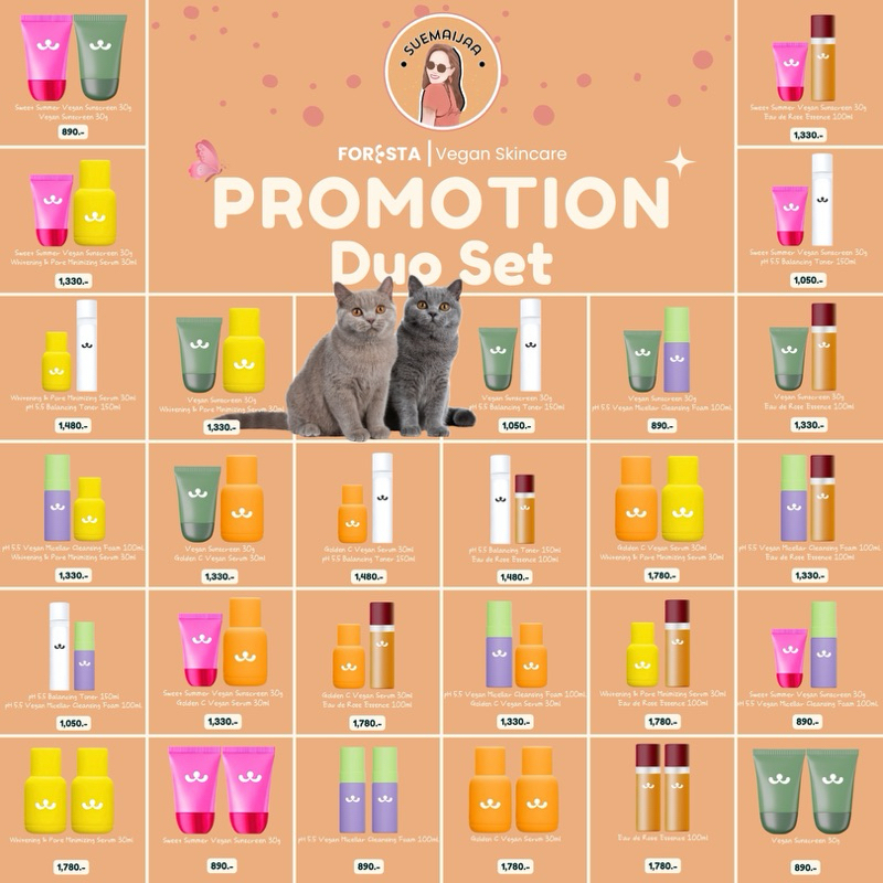 (ตัวแทน) Promotion Foresta Duo Set