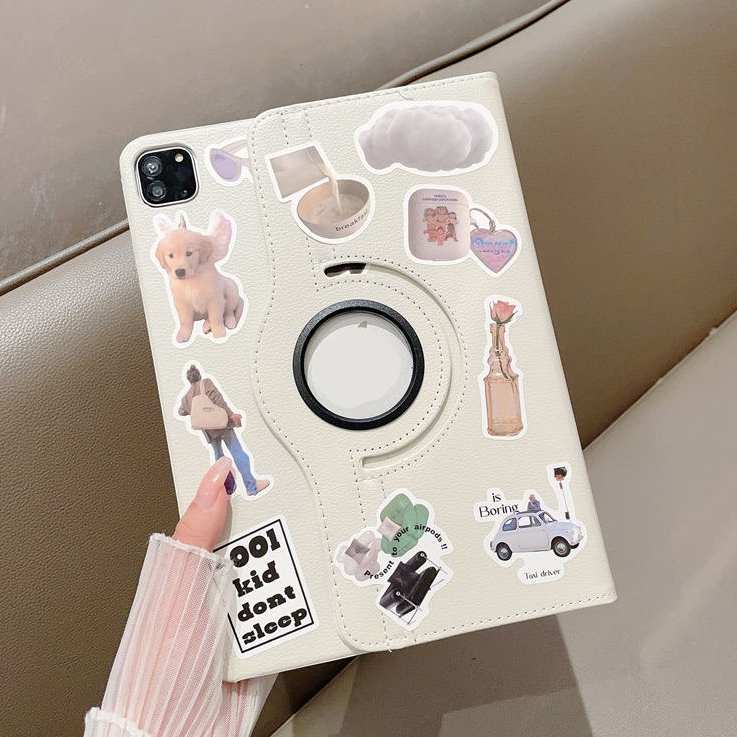360.เคสฝาพับ เคสหมุนได้ 360° เคส Samsung Tab A9 Plus/Tab A7 lite/Tab S6 lite/Tab S9 FE S9FE S7 S8 เคสหนัง ลายการ์ตูน