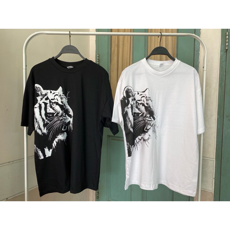 SIS.ON | พร้อมส่ง เสื้อยืดโอเวอร์ไซส์ Oversize SHE เสือ