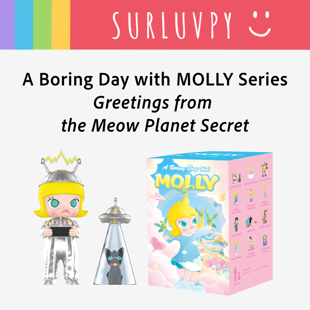 [🌈พร้อมส่ง☀️Secret]POPMART A Boring Day With Molly