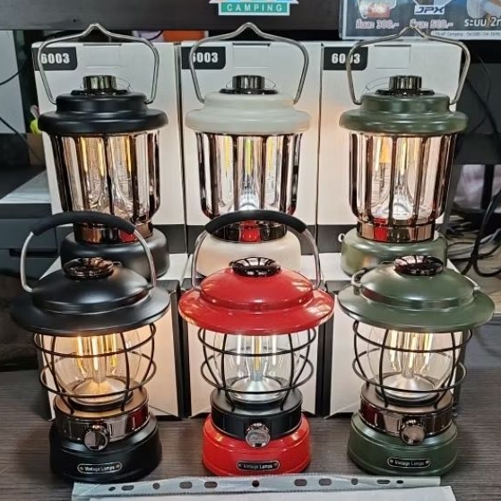 Vintage Lamp ตะเกียง LED Edison ชาร์จ USB