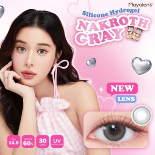 🔥คอนแทคเลนส์ ✨ขนาดมินิ✨Silicone Hydrogel ค่าอมน้ำ 60%✨Nakroth✨Mayalens Premium
