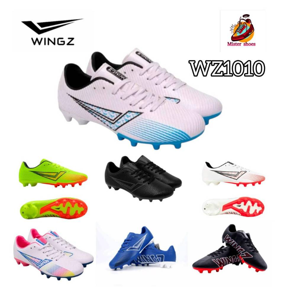 WINGZ  รองเท้าสตั๊ด รุ่น WZ1010   มี 7 สี      Sport  กิจกรรมกลางแจ้ง   กีฬา ออกกำลังกาย  ฟุตบอล