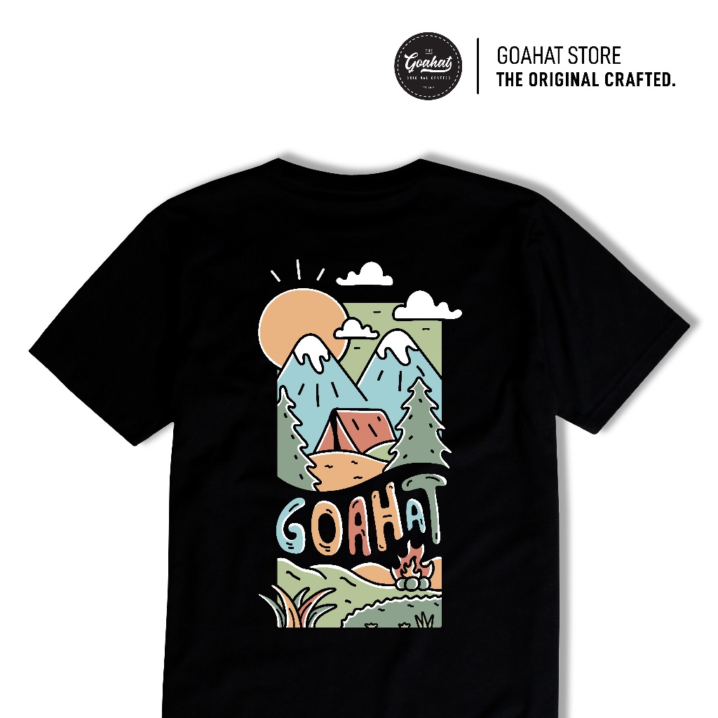 Goahat เสื้อยืด Camp Now! Premium Cotton ผ้าหนานุ่ม ทิ้งตัวสวย ระบายอากาศได้ดี ใส่สบาย