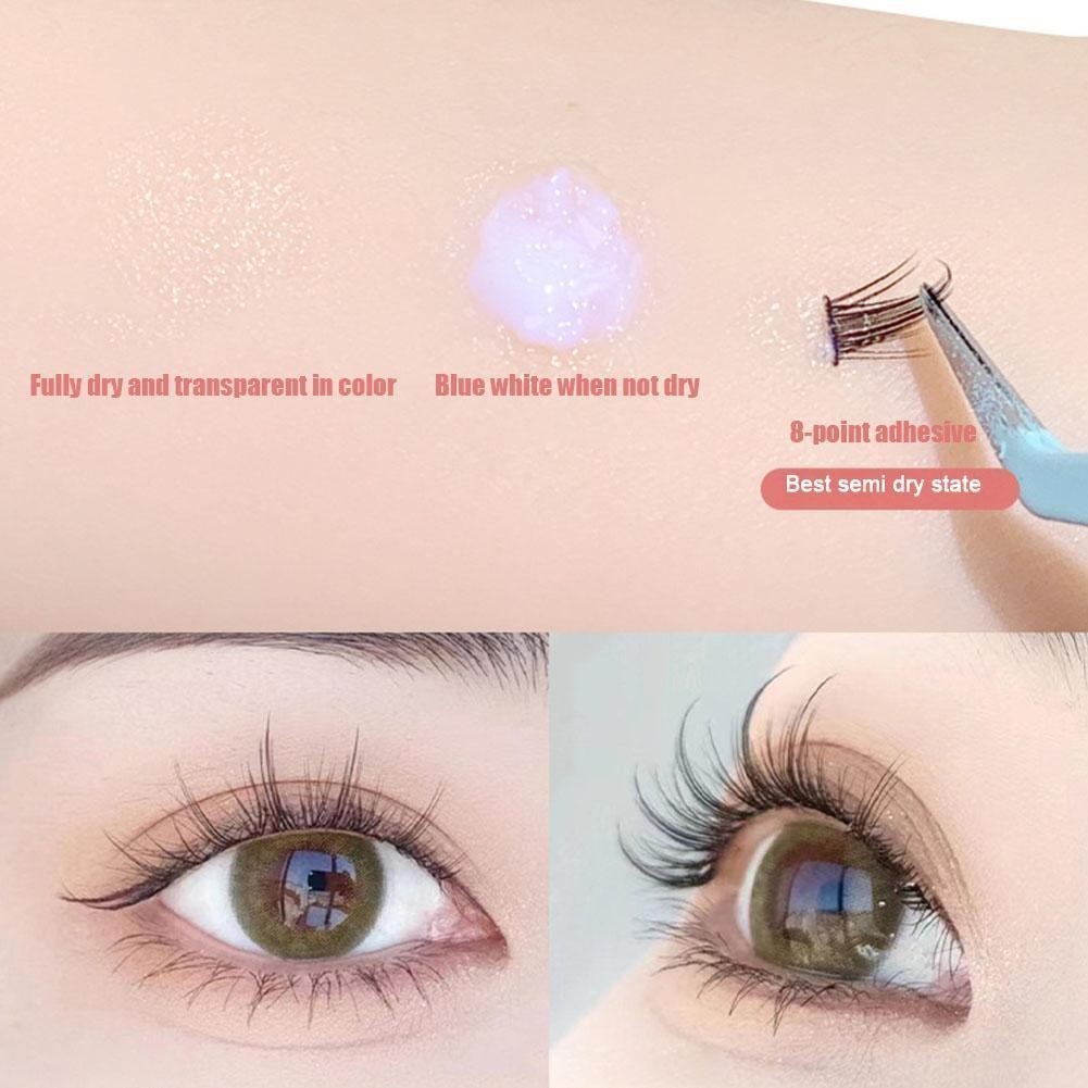 กาวติดขนตาปลอม กาวต่อขนตา กาวติดขนตา Xixi ใช้ติดขนตาปลอม แห้งเร็ว อ่อนโยน ไม่ระคายเคือง กันน้ํา - 6