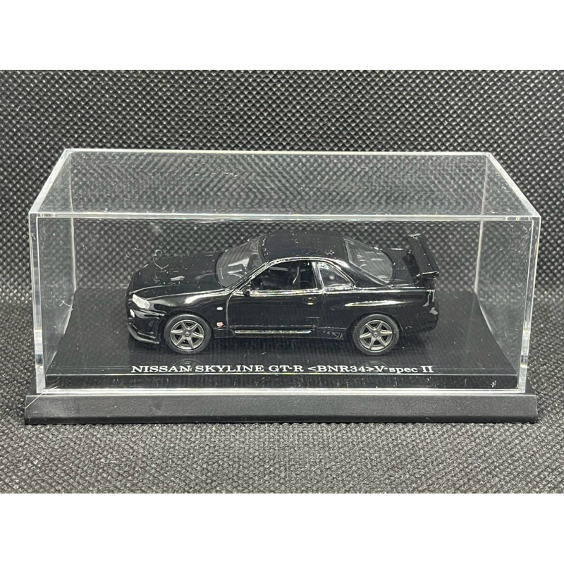 Nissan Skyline GTR R34 (BNR34) V-Spec II 1/64 Kyosho