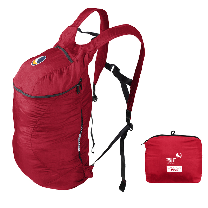 TICKET TO THE MOON BACKPACK PLUS BURGUNDY - กระเป๋าสะพายหลัง