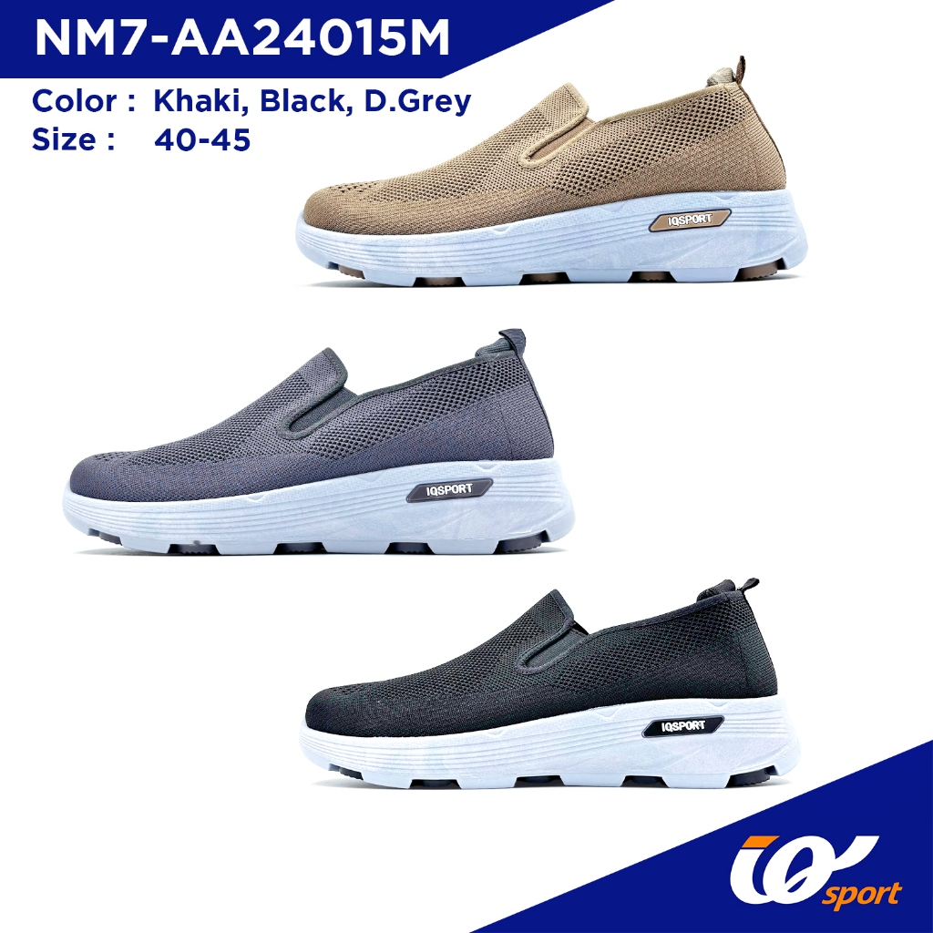 IQ SPORT รองเท้าผ้าใบผู้ชายเพื่อสุขภาพ (Slip-On) รหัส NM7-AA24015M