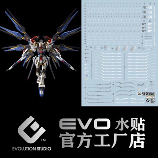 ดีคอลน้ำ DECAL EVO MGEX STRIKE FREEDOM