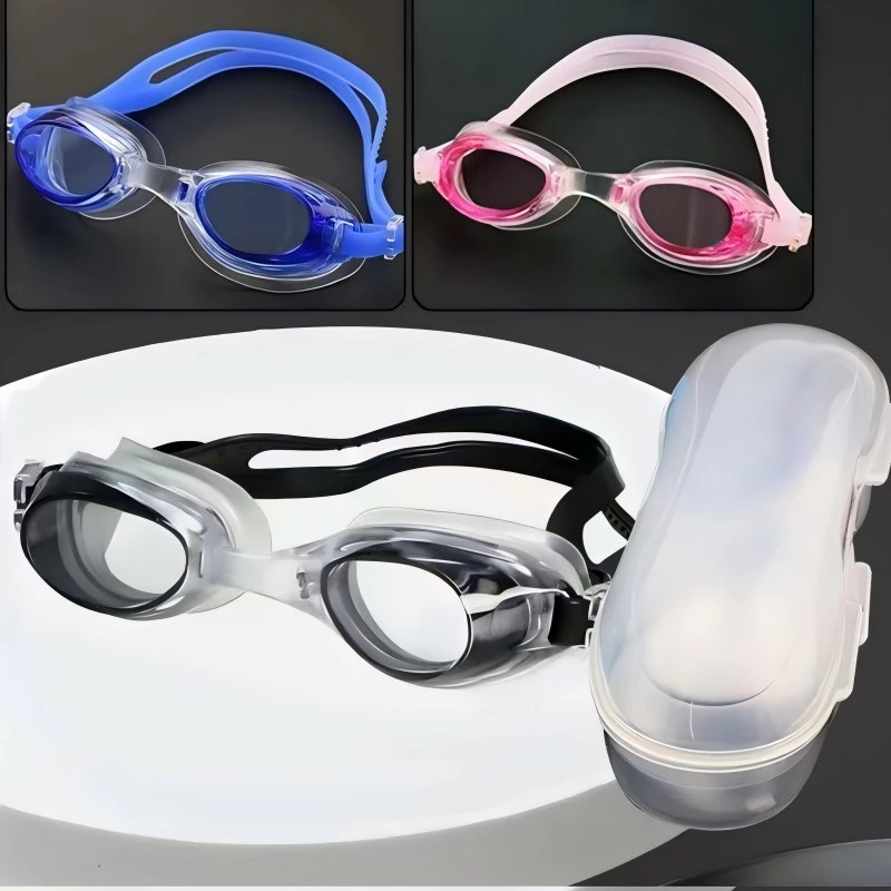 🌸พร้อมส่ง🌸Swimming Goggles แว่นตาว่ายน้ำแฟชั่น แว่นดำน้ำ สีสดใส มี 5 สี ใช้ได้กับทั้งชายและหญิง