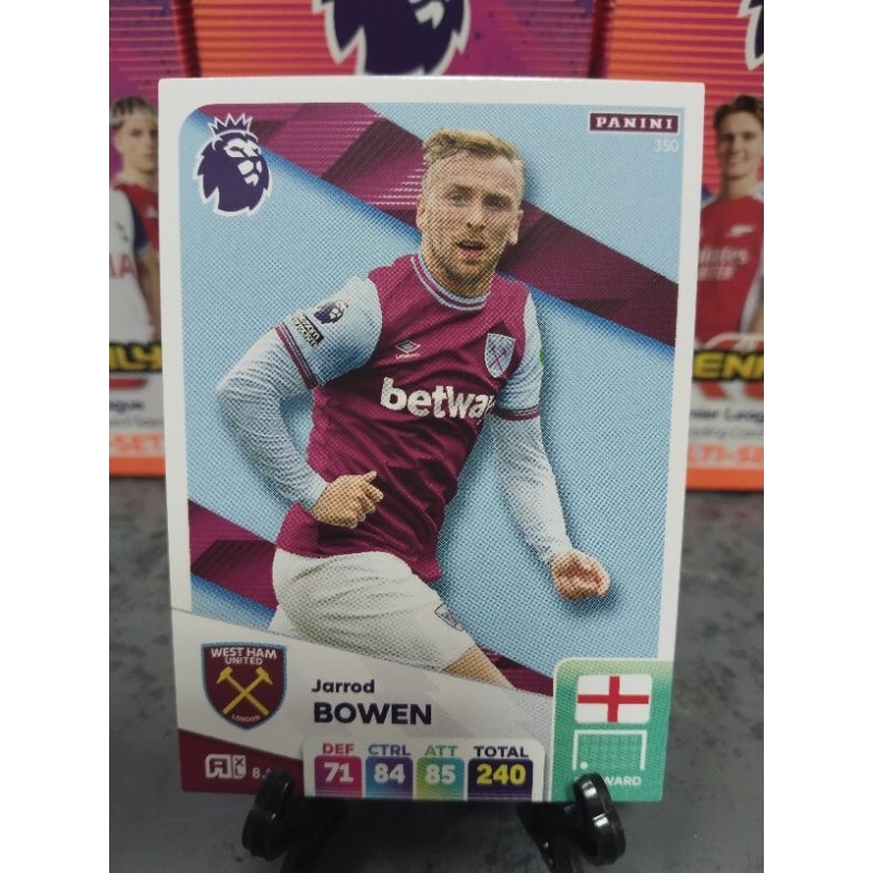 การ์ดฟุตบอล Panini Premier League 2024/25 Adrenalyn XL เบสการ์ด WestHam U & Wolve