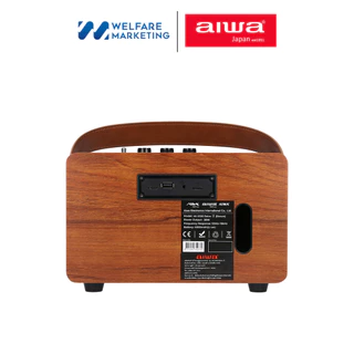 [ผ่อน 0%] AIWA Retro Bluetooth Speaker ลำโพงบลูทูธพกพา BASS++
