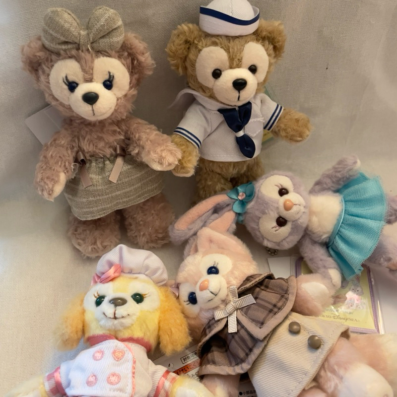 💓พร้อมส่ง⌇พวงกุญแจDuffy&Friends Tokyo Disneyl Sea ShellieMay Gelatoni StellaLou CookieAnn Olu Mel  L
