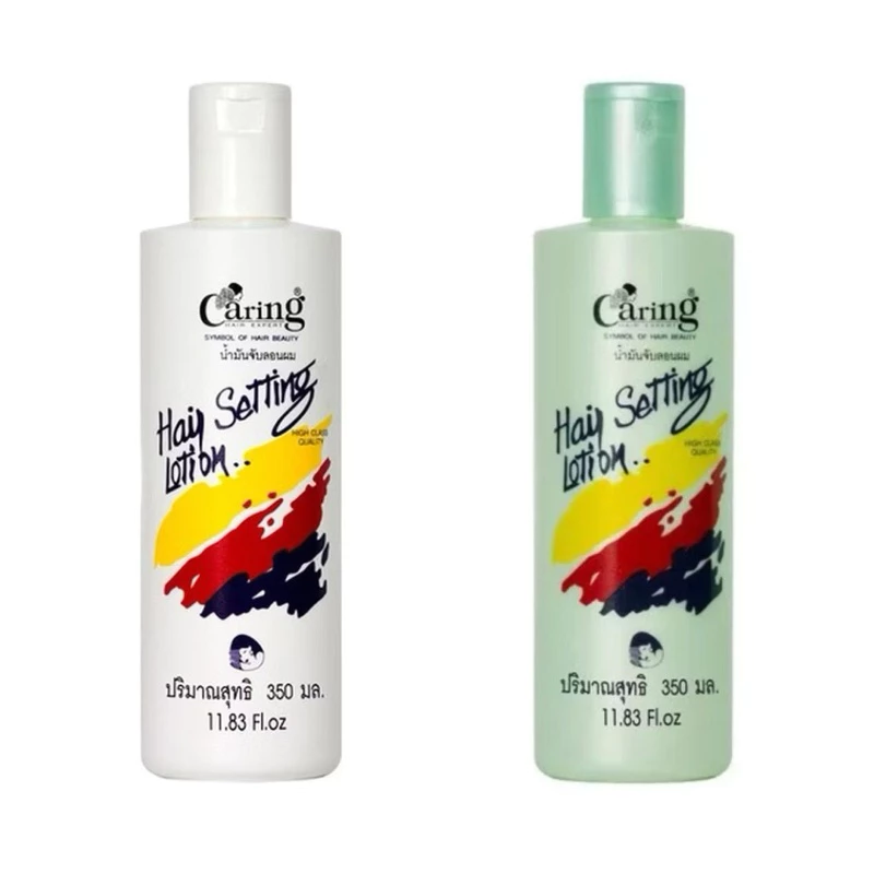 Caring แคริ่ง น้ำมันจับลอนผม แฮร์เซ็ตติ้งโลชั่น 350มล