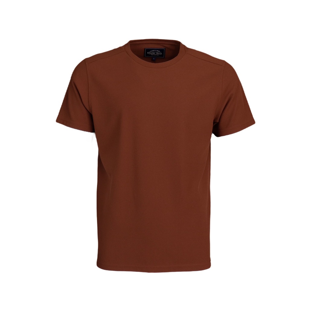 Khaki Bros. - คาคิบรอส - Round neck T-shirt Regular Fit - เสื้อยืดคอกลม - KM24K048