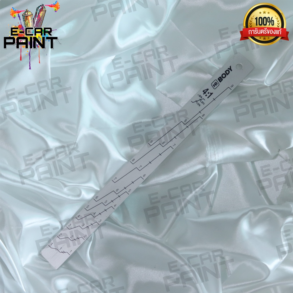 ไม้บรรทัดวัดสี ไม้ผสมสี BODY อัตราส่วน 21 เเละ 41