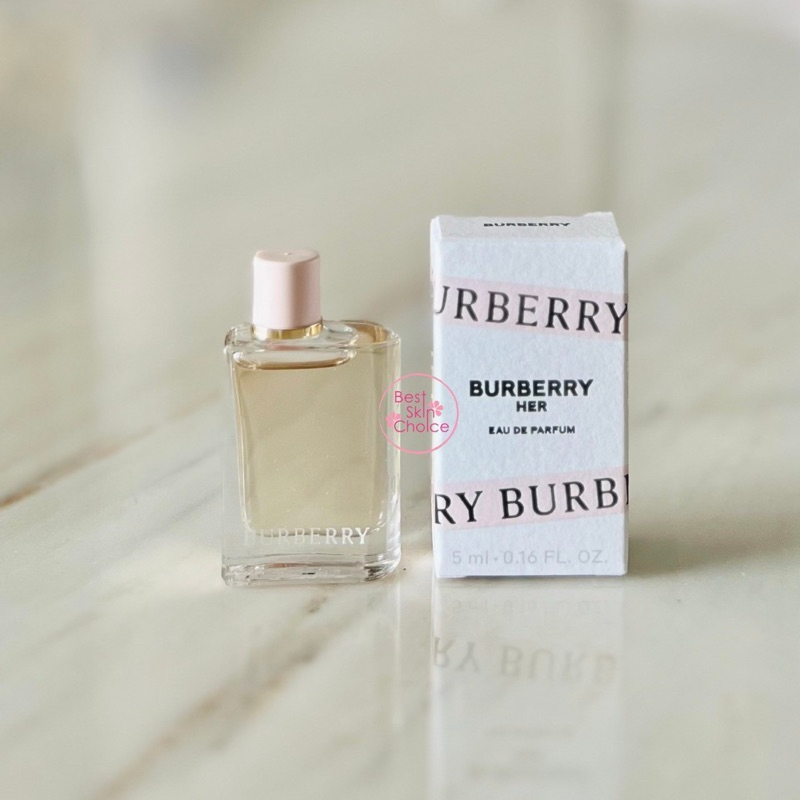 BURBERRY Her Eau de Parfum 5ml น้ำหอมกลิ่นฟรุตตี้ฟลอรัล