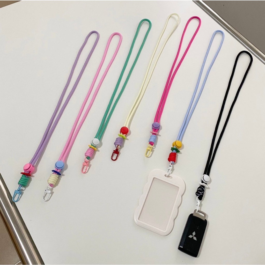 สายคล้องคอ v.2 สายคล้องบัตร เอนกประสงค์ ปรับระดับได้