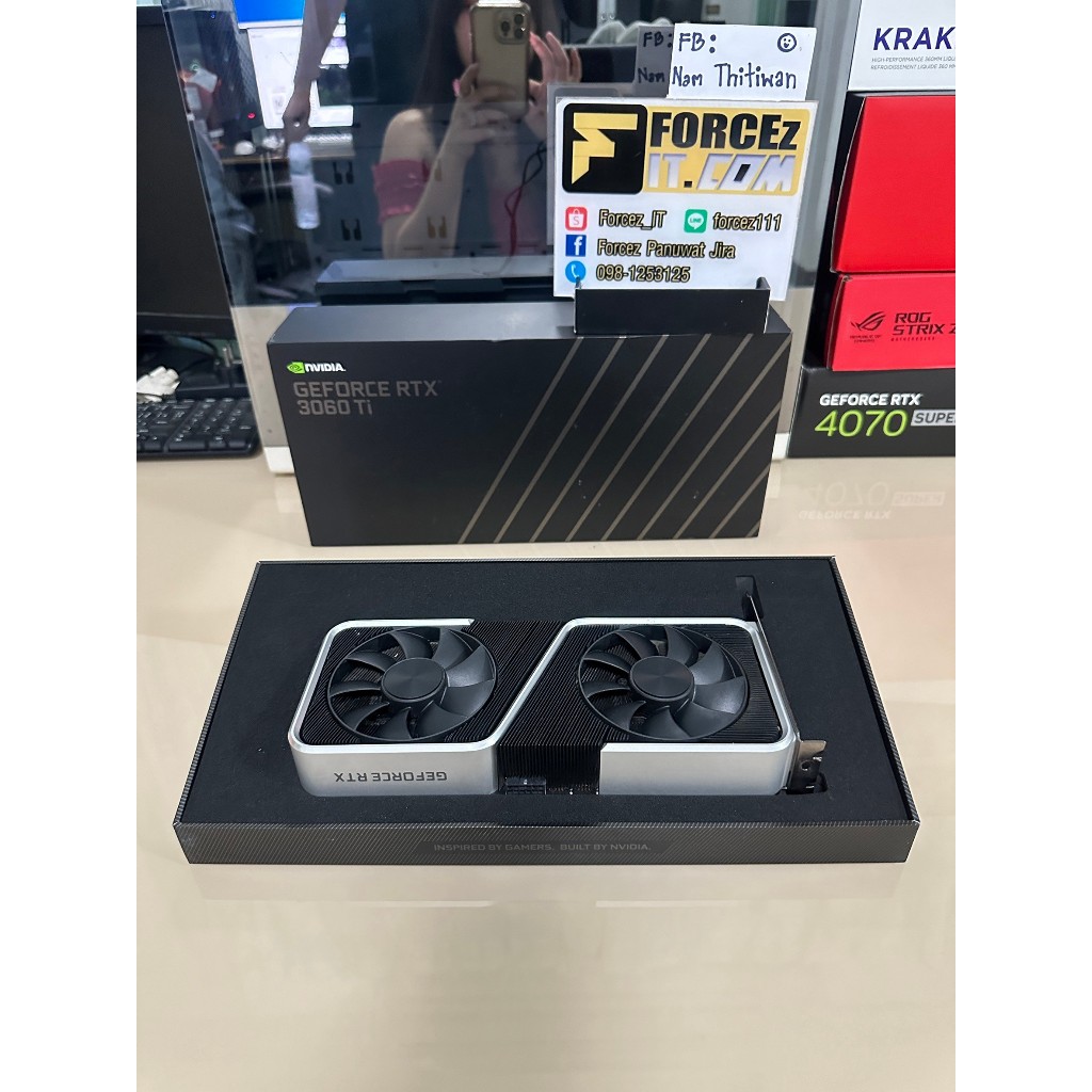 🍎การ์ดจอ NVIDIA GeForce RTX 3060 Ti มือสองสภาพดี