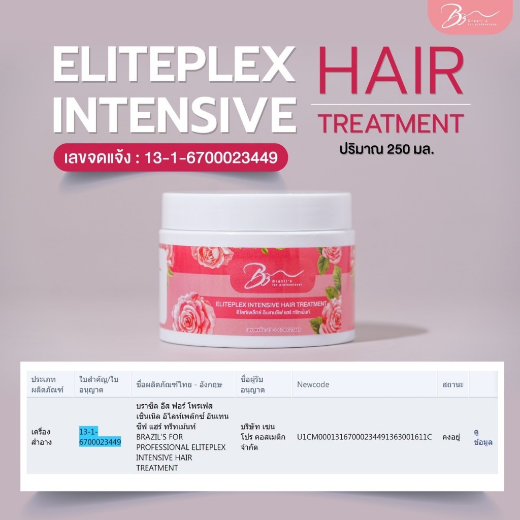 INTENSIVE HAIR TREATMENT ทรีทเม้นท์บำรุงผม ปรับปรุงพันธะเส้นผม เหมาะกับผมที่ผ่านเคมี ทำสี 250 มล. ราคา ถูกที่สุด ดีลบีเคเค แกลเลอรีภาพที่ 5