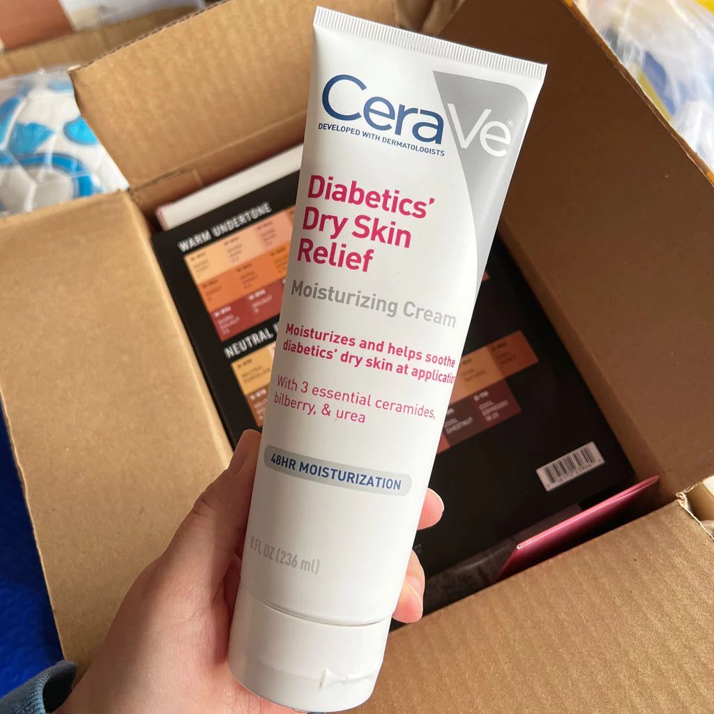 CERAVE DIABETICS DRY SKIN RELIEF MOISTURIZING CREAM 236ML เซราวี ครีมบำรุงผิวโรคเบาหวาน