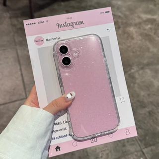 เคสใสกากเพชร สำหรับ 17 pro max for iPhone 16 16Pro 16Promax 16plus ไอโฟน 16 Pro max for iPhone16 For iphone17