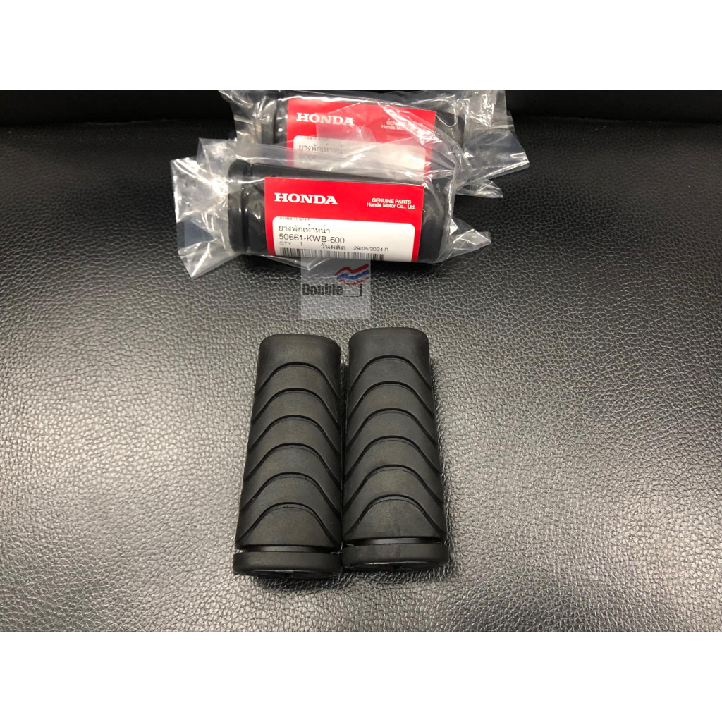 HONDA ยางพักเท้าหน้า แท้ศูนย์ สำหรับใส่รถมอเตอร์ไซค์ WAVE110i, WAVE125i ปลาวาฬ *** ราคาต่อคู่ - รูปที่ 2
