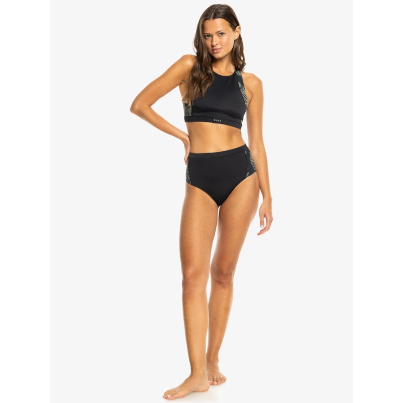 Roxy ชุดบิกินี่สำหรับผู้หญิง ROXY PRO SURF PALMS WAVE CROP HW 243 TRJX224304-KVJ6