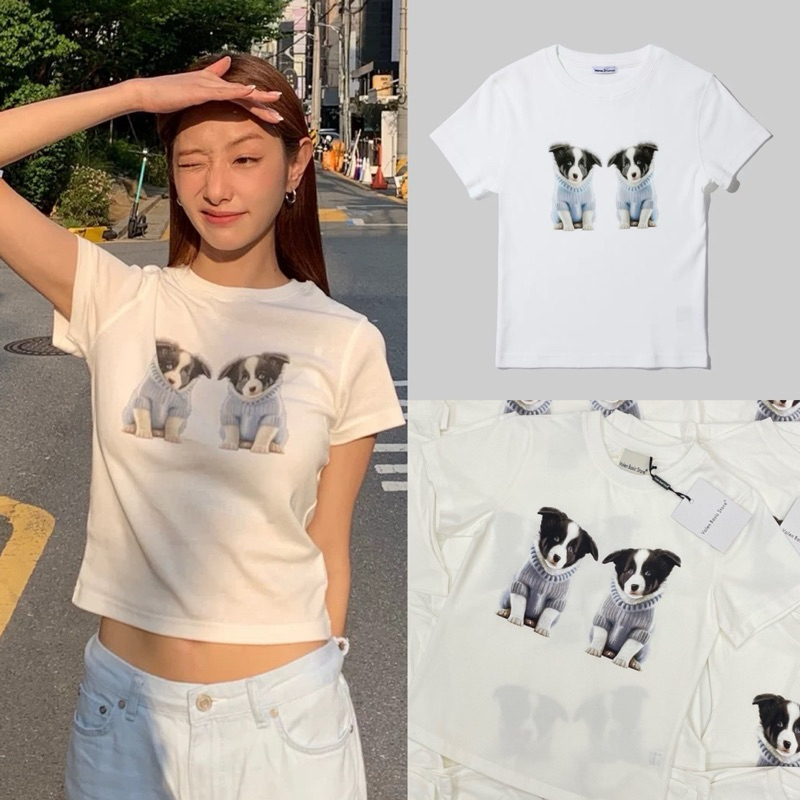 HUSKEY DOG TEE T-Shirt " เสื้อยืดงานเกาหลี ลายใหม่ล่าสุด