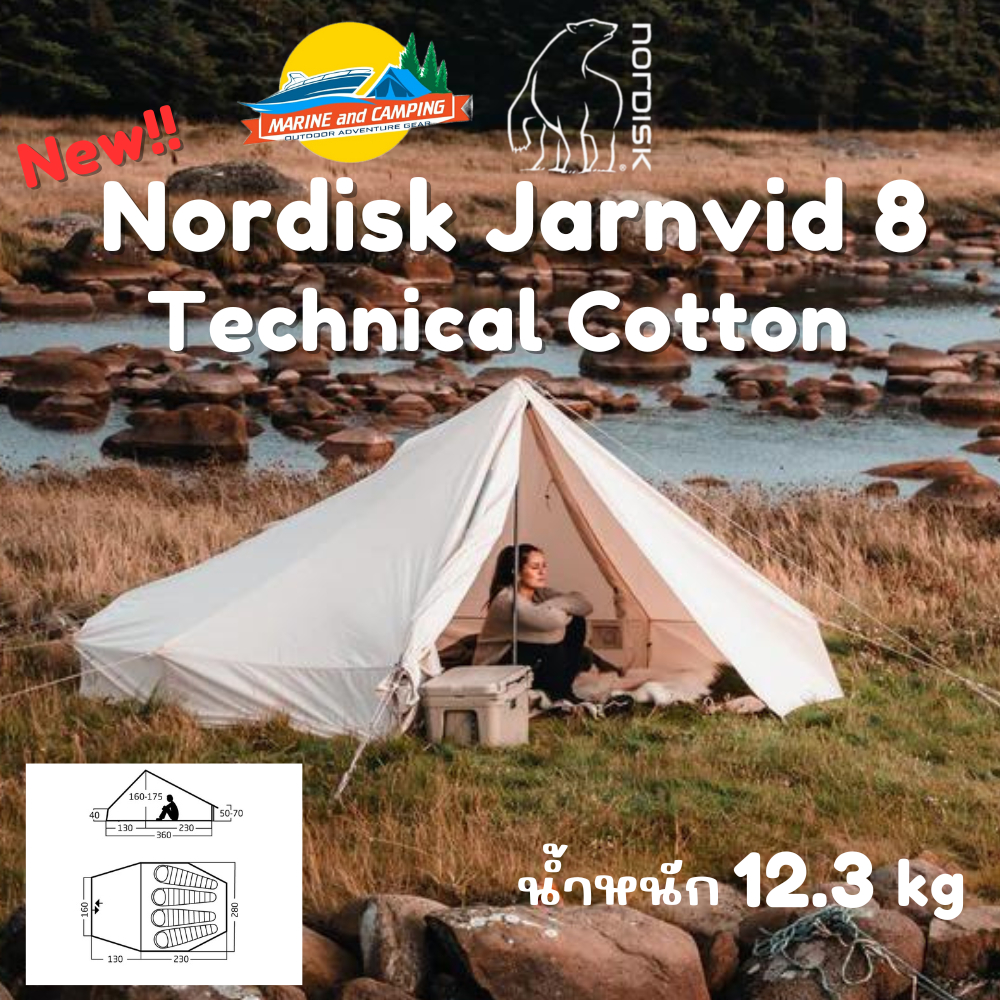 Nordisk Jarnvid 8 Technical Cotton Tent
