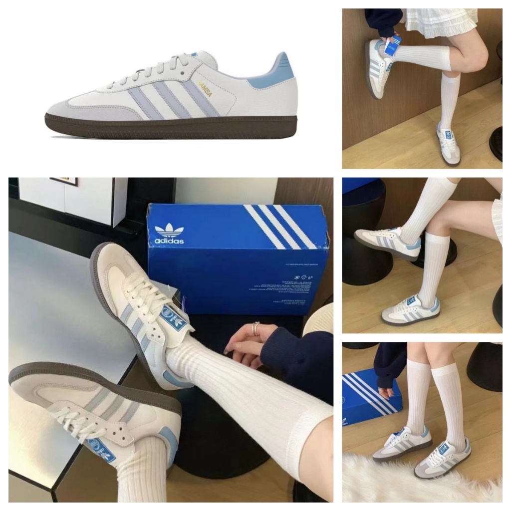 （ของแท้ 100 %）adidas originals Samba OG B75807/B75806/ID0478/IG1024/IG1025/GY4344/GY6612/ID2055