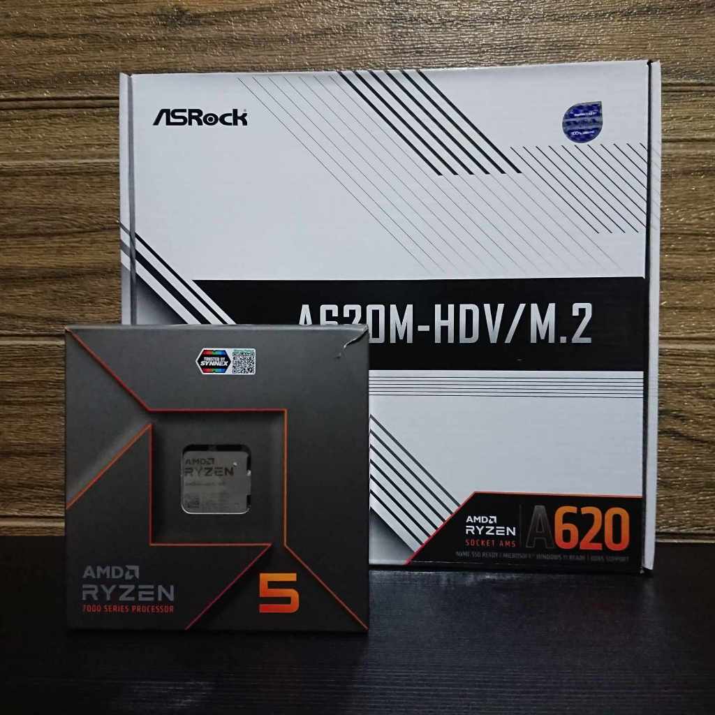 CPU AMD RYZEN 5 7600 6C/12T + ASROCK A620M HDV/M.2 DDR5 + RAM KINGSTON FURY BEAST 16GB 8X2 BUS 5600 