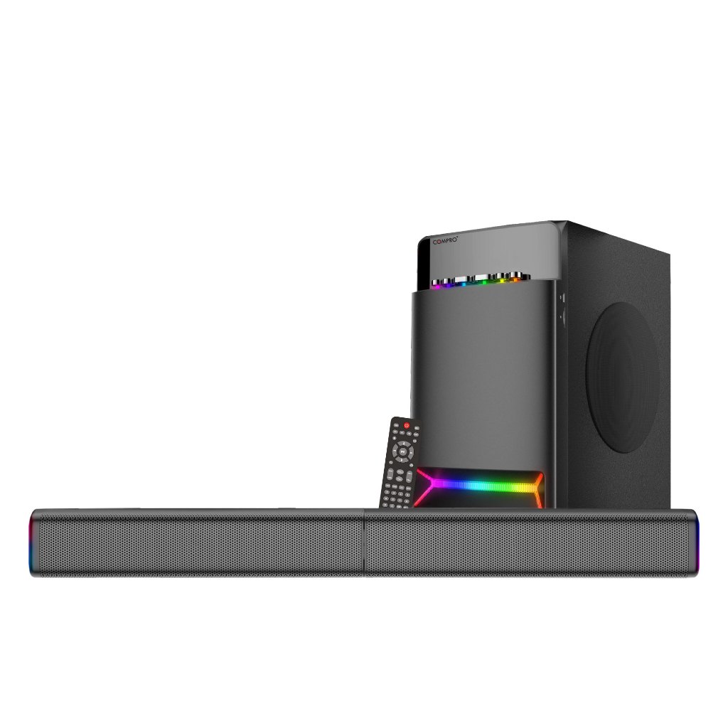 COMPRO ลำโพง 2.1 Ch. รุ่น CO-8400 เชื่อมต่อ FM/USB/MP3/SD และบลูทูธ ซึ่งไปพร้อมกับรีโมทคอนโทรล สินค้าพร้อมส่ง