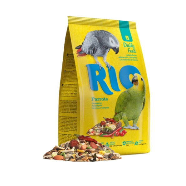 RIO อาหารนกแก้วสูตรพรีเมียม (500G-3 KG.) อเมซอน แอฟริกันเกรย์ กระตั้ว มาคอร์