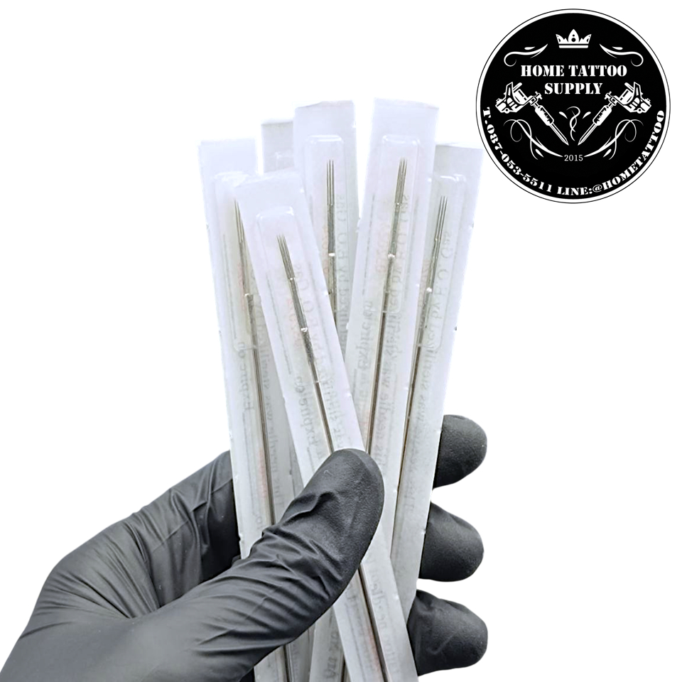 TATTOO NEEDLES 5 PCS เข็มก้าน เข็มสักยันต์ สแตนเลส แบบแบ่ง 5 ชิ้น