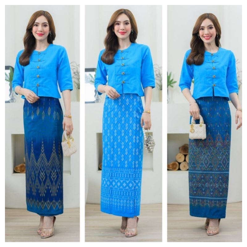 เซ็ตเสื้อ+ผ้าถุงผ้าฝ้ายเชียงใหม่ ซื้อเป็นเซ๊ตประหยัดกว่า 20 ฿++ - รูปที่ 2