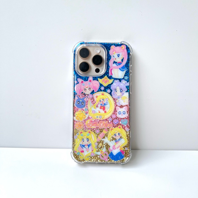 เคสเซเลอร์มูน Sailor Moon ลายใหม่ เลือกสีพื้นหลังได้ รูปที่ 4