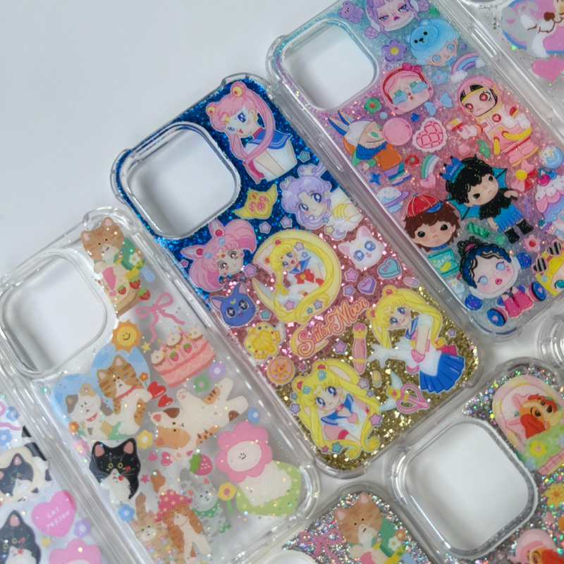 เคสเซเลอร์มูน Sailor Moon ลายใหม่ เลือกสีพื้นหลังได้ รูปที่ 3