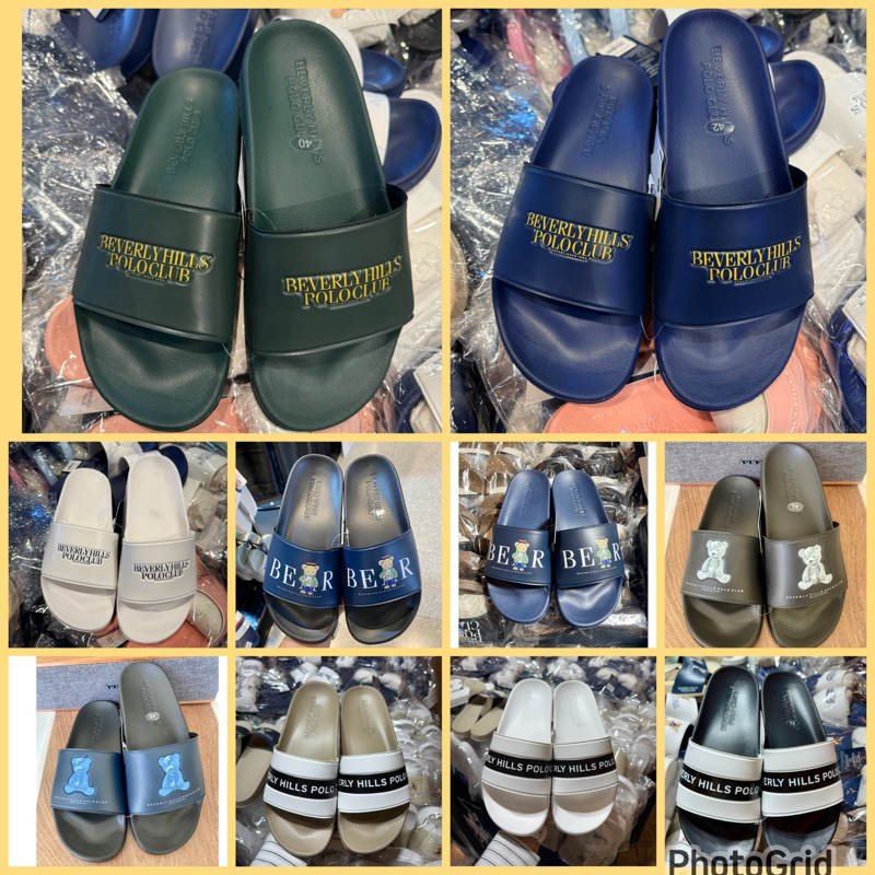 พร้อมส่ง❗️รองเท้าสวมผู้ชาย แบรนด์ Beverly hills polo club #classicbear #BHPC #Polo