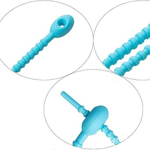 สายรัด ซิลิโคน คล้องพวงกุญแจ จี้ อเนกประสงค์ DIY จัดระเบียบ 3 ขนาด หลายสี พร้อมส่งในไทย - รูปที่ 5