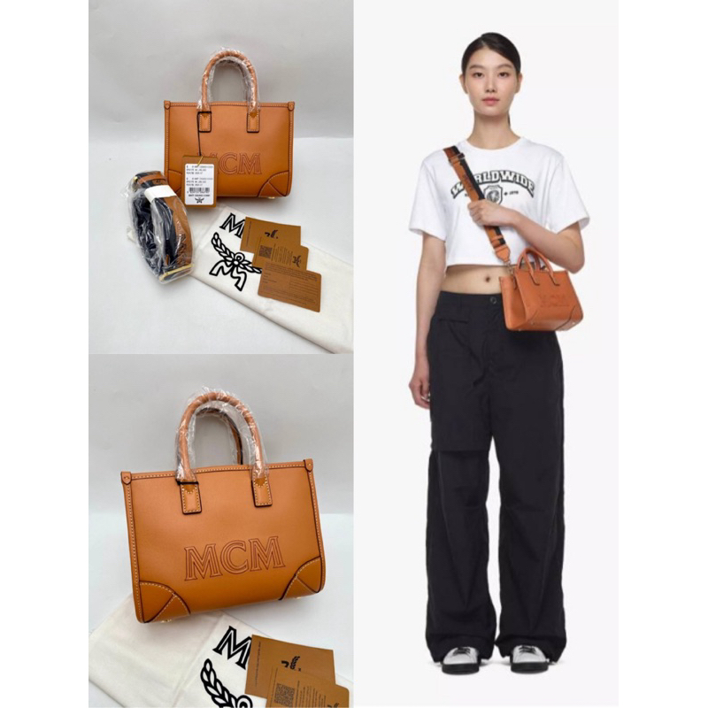 โปร New mcm munchen mini tote ของแท้ 💯%