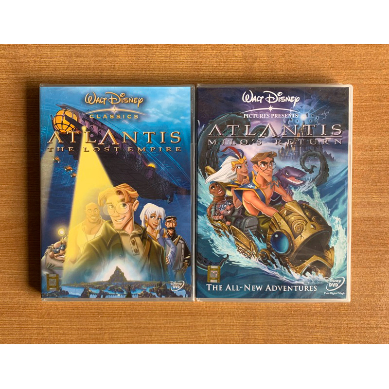 (ขายรวม) DVD : Atlantis The Lost Empire + Milo's Return แอตแลนติส [มือ 1] Disney / Cartoon / ดีวีดี 