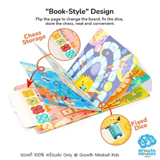 GM Kids (3 - 8 ขวบ) บอร์ดเกมเด็ก 6 เกม พกพาสะดวก Magnetic Board Game MI0338 เกมกระดาน