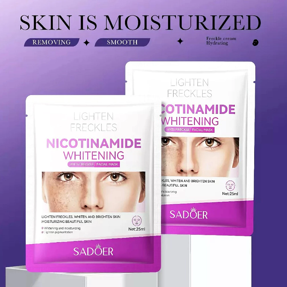 Yac💕แผ่นมาส์กหน้า มาส์ก มาร์คหน้า มาร์กหน้า มาร์ก SADOER Mask หน้าขาวใส บำรุงผิว ลดริ้วรอยมาร์คหน้า หมองคล้ำ thumbnail 4