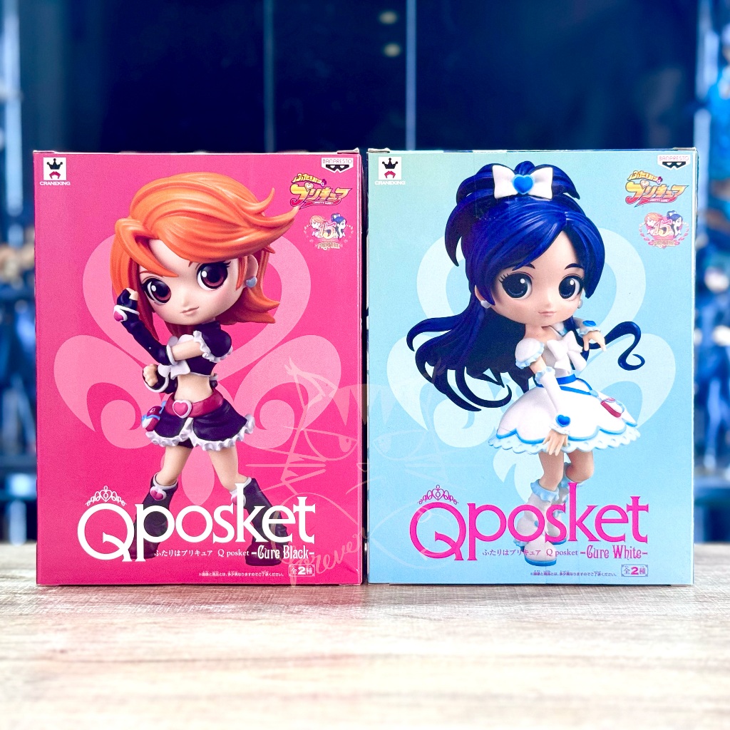 Qposket Pretty Cure PreCure Cure Black & Cure White พริตตี้เคียว ของใหม่ แท้ จากญี่ปุ่น