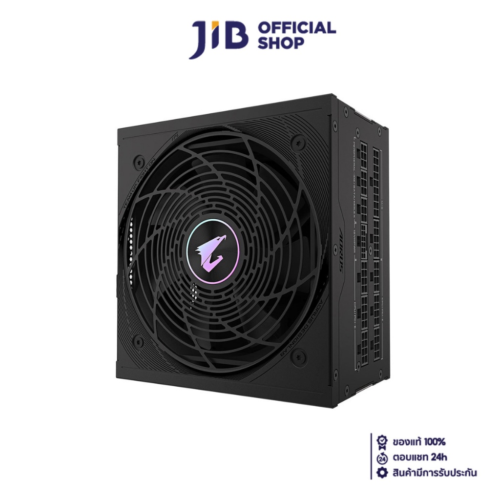 POWER SUPPLY (อุปกรณ์จ่ายไฟ) GIGABYTE AORUS ELITE PG5 - 1000W 80 PLUS PLATINUM (BLACK) (GP-AE1000PM 