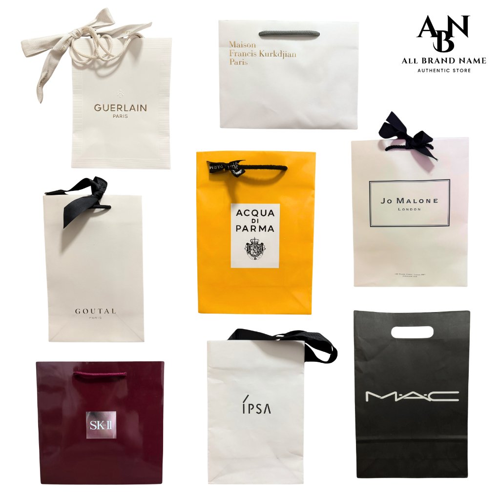 Shopping Paper Bag ถุงช้อปปิ้ง แบรนด์ Guerlain Goutal Acqua Di Parma MFK Jo Malone SK-II M.A.C IPSA